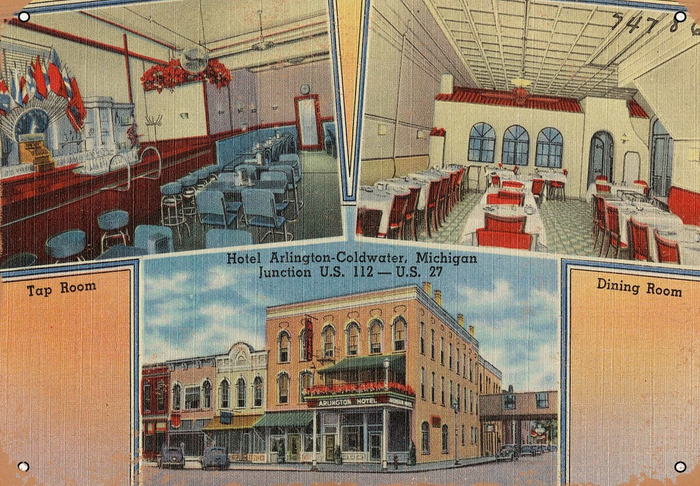 Stukeys Inn (Arlington Hotel) - Old Image Of Arlington Hotel (newer photo)